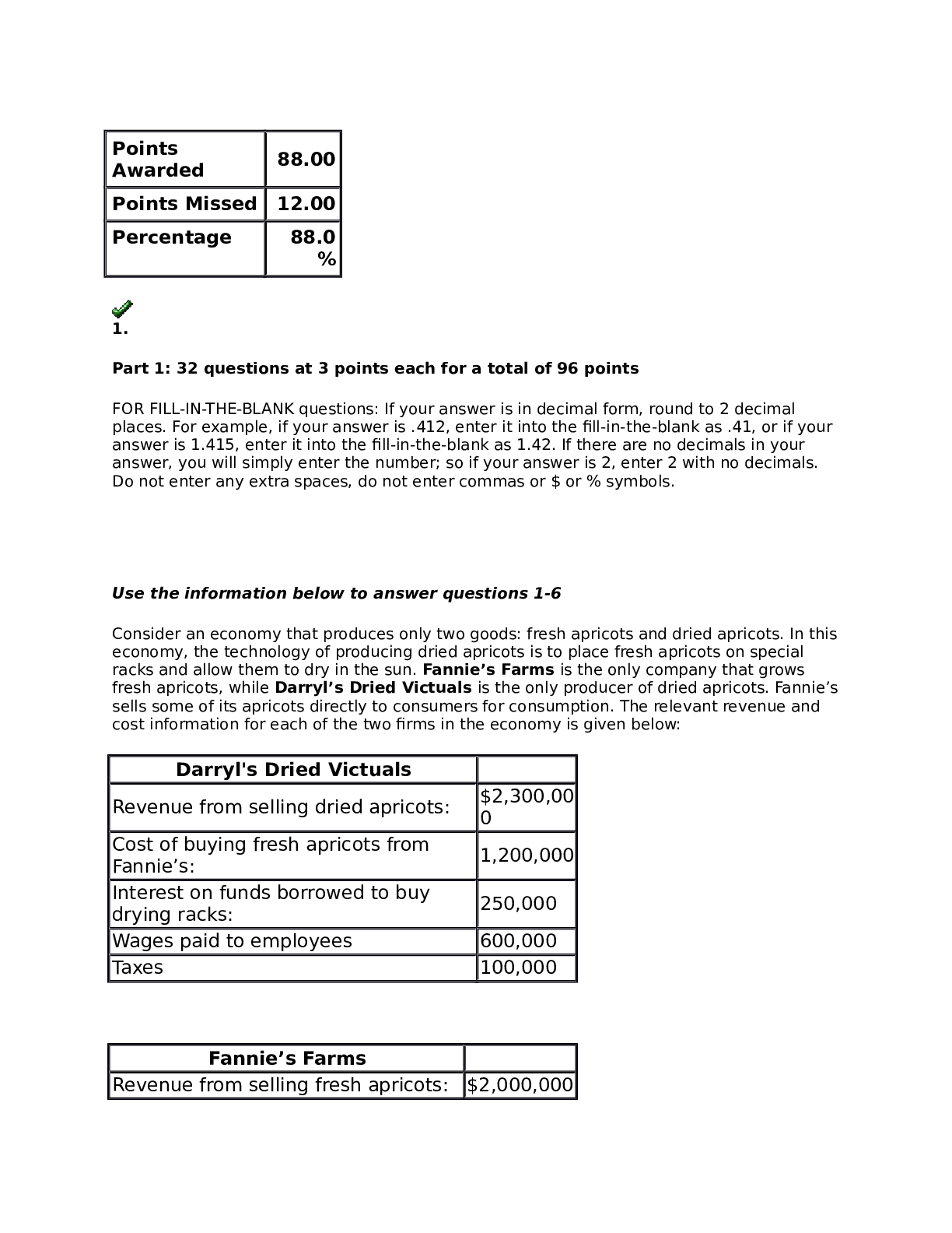 Preview of ECON 104 Homework 2 Answer (Penn State University)